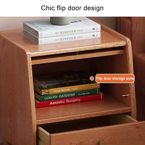 Table de chevet de rangement pour organiser la chambre et assemblage facile - 5