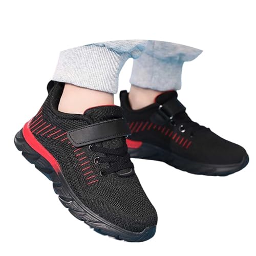 Kids Sneakers Solid Color Mesh Upper Lightweight Breathable Non Slip for Daily Walking and Play Age 7 to 152