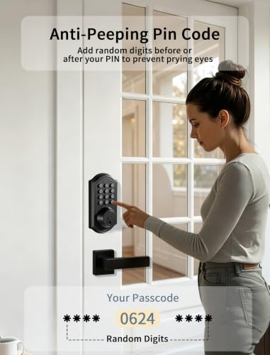 Keyless Entry Door Lock with Keypad, Electronic Deadbolt for Front Door - image 4