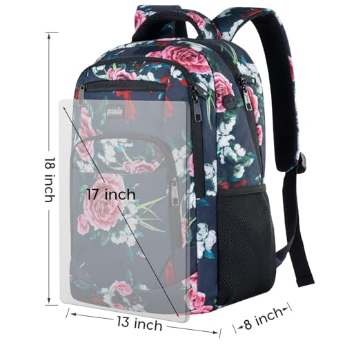 Image of Paude Backpack for Women and Teen Girls,College Backpack Travel Laptop Bookbag for City Trip Office