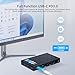 MeLE Mini PC Quieter 4C N100 NO OS Fanless Mini Computers, 8GB RAM, 128GB Storage, 2.4/5G Wi-Fi, Full-Functional USB-C, 4K Triple Display Desktop on Home, Office, Education, Astrophotography