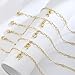 Yatumery Initial Bracelets for Women Trendy,3 Piece Layered Letter Bracelet Initial A-Z Charm Bracelet Jewelry Cute Simple Fashion Chain 14K Gold Plated Bracelets for Women Teen Gift