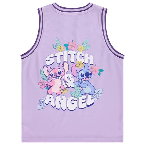 Image of Disney Girls Lilo and Stitch Basketball Jersey Shirt and Shorts Set- Big Girls Sizes 7-16