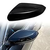Priprilod Left Driver Side Mirror Cap Cover Glossy Black Compatible With Honda Civic 2016-2021#76251-TBA-A21ZG