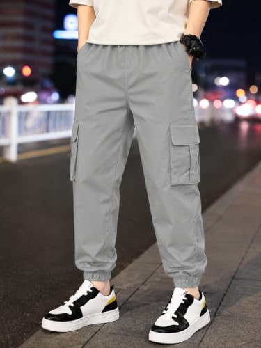 Image of TAGAS Boys Side Pocket Cargo Pant|| CargoPants|| Regular Slim Pant for Kids ||Relaxed Trouser ||Joggers Pant for Men ||Boy Loose Comfortable Cargos|