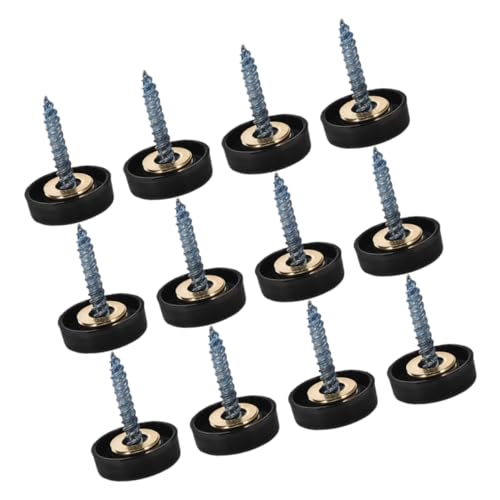 SOLUSTRE 12 Pcs Stainless Steel Mirror Nails 16mm Decorative Screws Caps Mirror Frame Mounting Hardware Easy Install for Sign Display Advertising