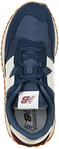 Image of New Balance Kids 237 Bungee Sneaker, NB Navy /Turtledove, 11.5 M Little Kid (4-8 Years)