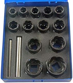 Amazon Us Pro Dr ボルトナットツイストソケット ホイールロック ナットリムーバー エキストラクター 15個入り 3 8インチ 1 2インチ 2606 Diy 工具 ガーデン Amazon Us Pro Dr ボルトナットツイストソケット ホイールロック ナットリムーバー エキストラクター 15個入り 3 8インチ 1 2インチ 2606 Diy 工具 ガーデン