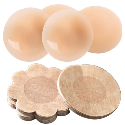 Kit protetores de mamilo silicone e tecido | Adesivo tapa peito protetor de seio |DEPARTAMENT STORE