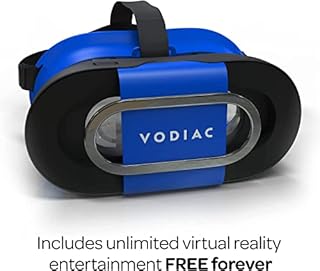 Vodiac VR - Virtual Reality Goggles, Carry Case, Free VR Videos & More via The Vodiac in-App Streaming Service. Powered by Your Smartphone iPhone Android Compatible