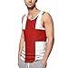 England Flag Men's Muscle Shirts Breathable Sleeveless Gym Tank Top Workout Undershirt L