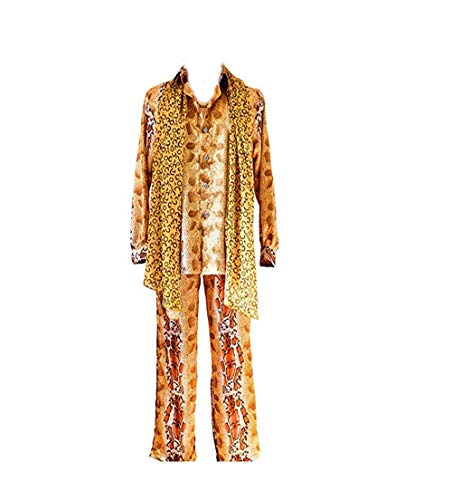 TISEA Mens Japanese Hot Song PPAP Uncle Pico Cosplay Costume (US S=Asian M, Yellow) TISEA Mens Japanese Hot Song PPAP Uncle Pico Cosplay Costume (US S=Asian M, Yellow)