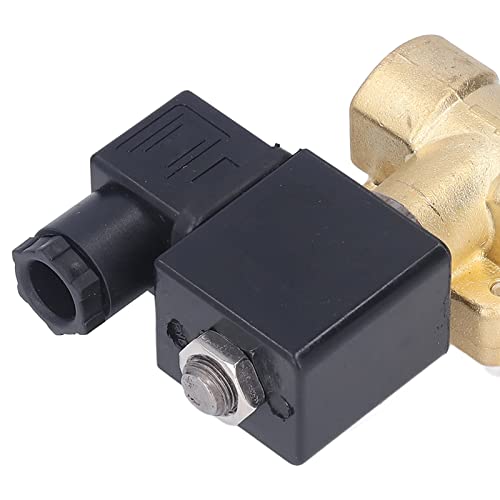 Válvula Solenóide G1/2 Pol., 2 Posições, Design De 2 Vias, Conexão De Rosca Fêmea, Válvula Solenóide