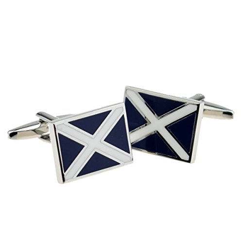 RGT GTR Men's Cufflinks Scottish Flag (X2N068) One Size