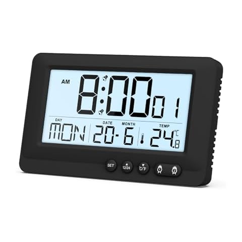 Ankilo Travel Alarm Clock with Backlight Cover
