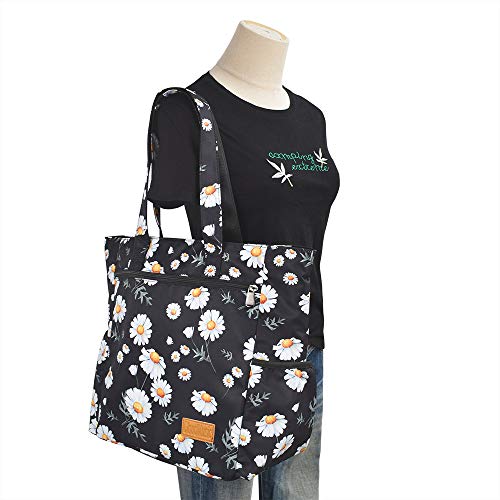 Image of CLOUDMUSIC Shoulder Tote Bag For Nurses Teachers Work Gym Travel Beach Women With Large Capacity Waterproof