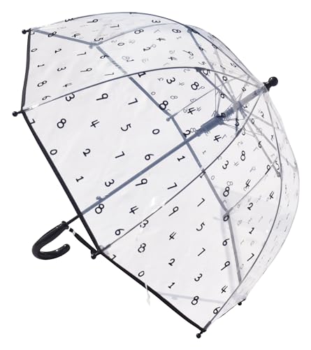 Image of Rainbow Smiling Sun Umbrellas Children Magic Cloud Transparent, See through Dome Umbrella for Children, Umbrella for Girls and Boys, Umbrella for Kids