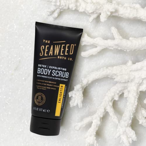 The Seaweed Bath Co. Exfoliating Detox Body Scrub, Enlighten Scent (Lemongrass), 6 Fl. Oz. #TOP3