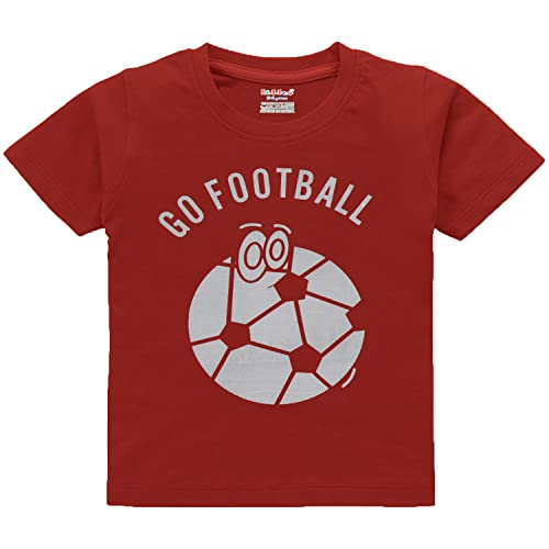 Image of kiddeo Boys Cotton Halfsleeve T Shirts (Pack of 3)