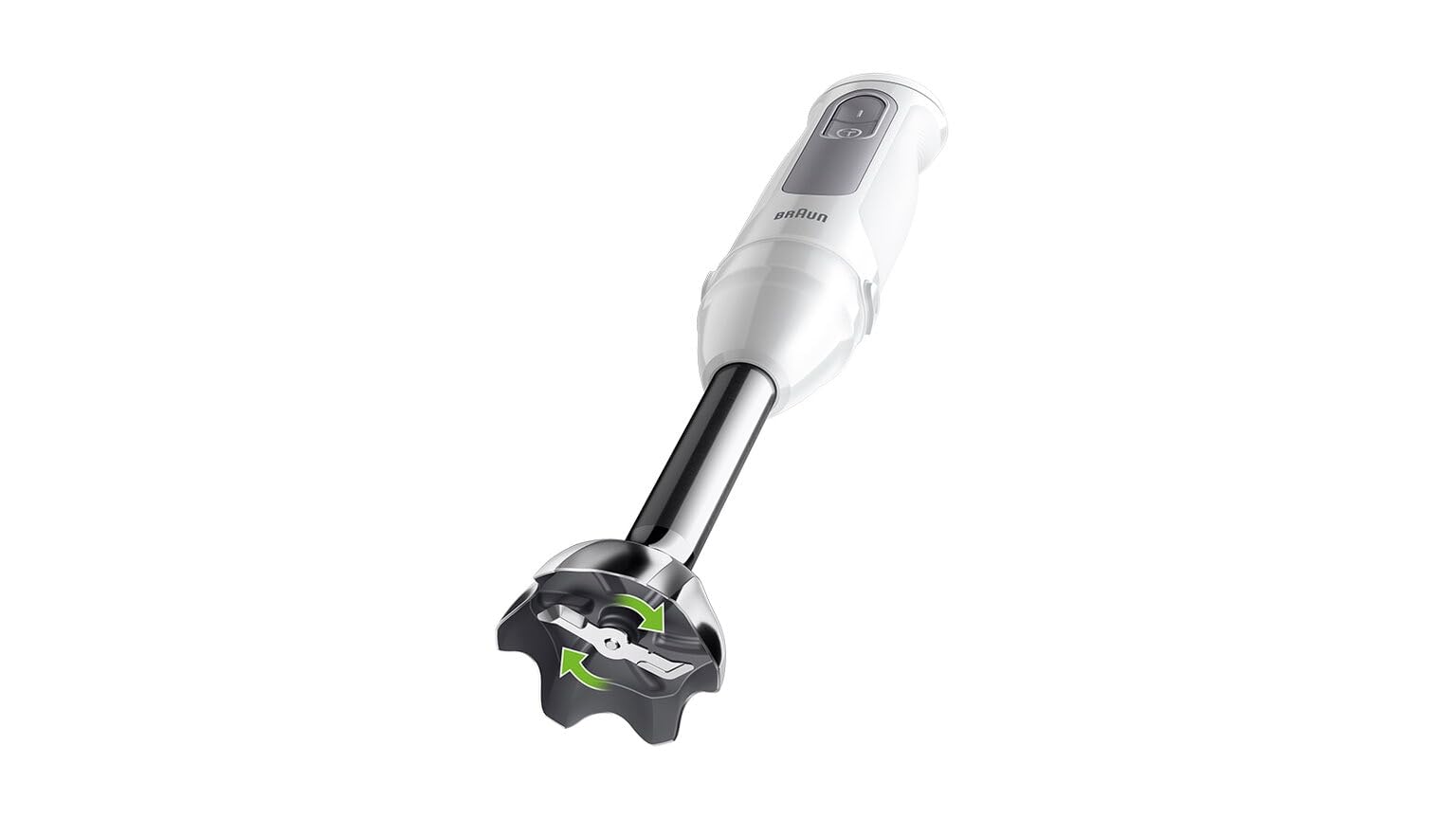 Braun MQ50501M MultiQuick 5 Mixeur plongeant, accessoires en acier inox, moteur 750W, 2 vitesses, design ergonomique, couleur noire
