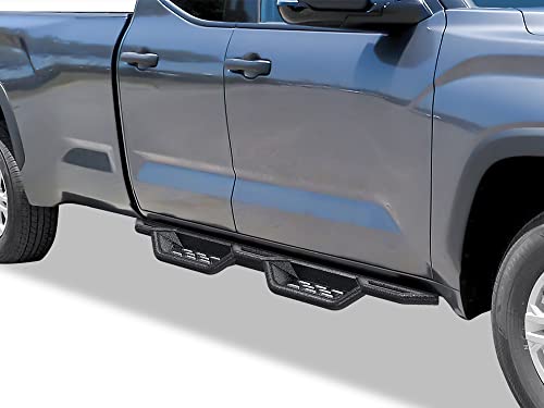 Estribos tubulares APS negros 6 pulgadas para Toyota Tundra