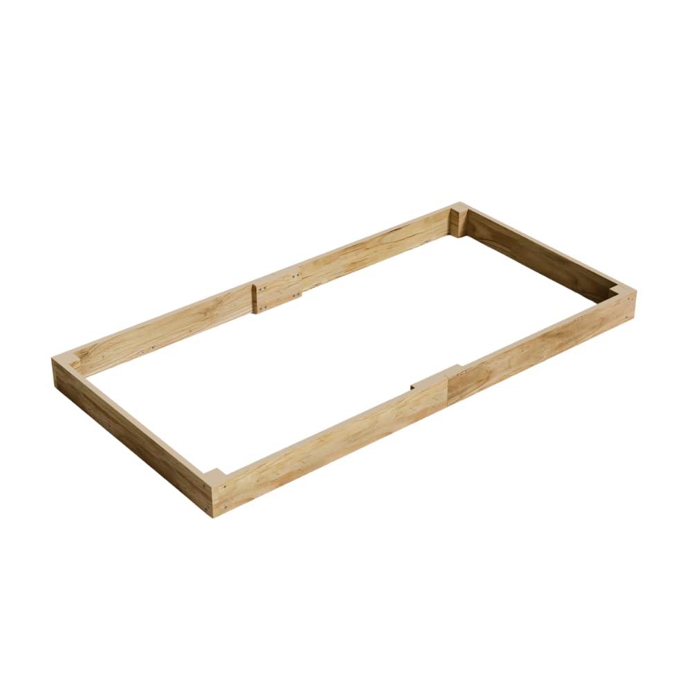 Conka Garden - Wooden Raised Bed Kit - Large Garden Planters for Vegetables, Herbs, Flowers – Start Growing Plants Earlier & Better - Durable & Resistant FSC Treated Timber 120cm L x 240cm W x 15cm H