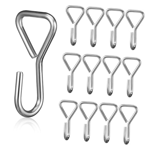 Cabilock 100pcs Car Hooks Heavy Duty s Hooks Metal for Car Headrest Cargo Strap Outdoor