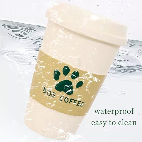 Juguete mordible para perros con forma de taza de café miniatura 3