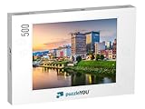 Charleston, West Virginia, USA Downtown Skyline on The RIV... Jigsaw Puzzle Jigsaw Puzzle with 500 Pieces