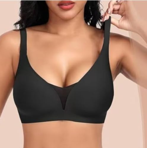 Brasier sin costuras con aro de acero UJHKAQVGT y cierre trasero para mujer 2
