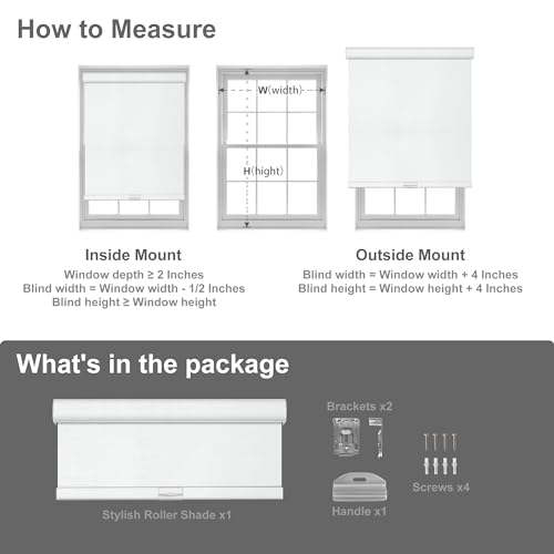 Persiana Roller Blackout para Ventanas 70" W x 56" H miniatura 6