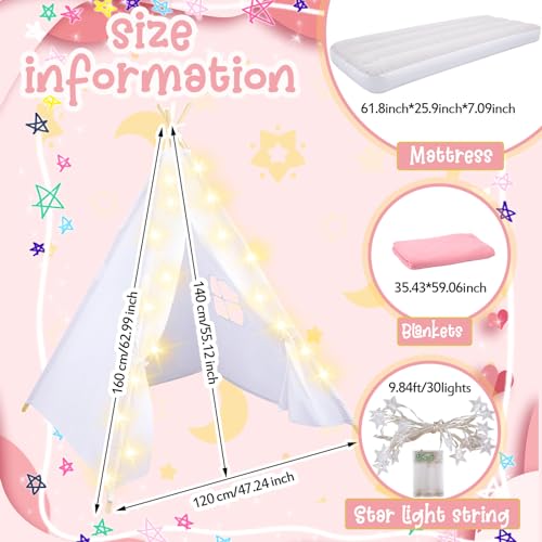 Windyun 6 Pack Kids Teepee Set