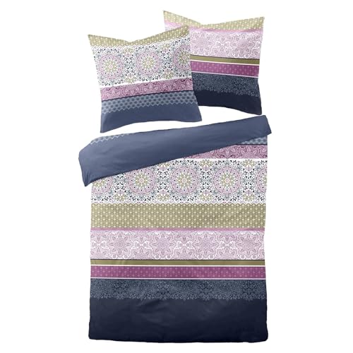 Traumschlaf Moderne Biber Bettwäsche Helsingor lila kuschelig weich aus...