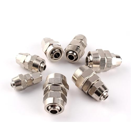 Tubería de aire con conector de presión recto PU PG de paso reducido 5