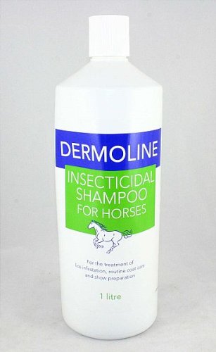 William Hunter Equestrian Dermoline Insecticidal Shampoo for Horses 1L- for The Treatment of lice infestation