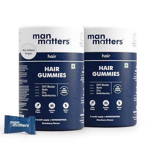 Man Matters Biotin Hair Gummies 120 Count - Image 2