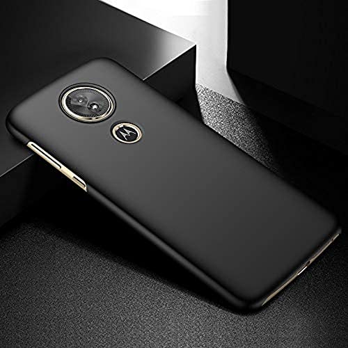 Image of Mobile Back Cover Case for Moto G6 Play (Silicone Case|CameraProtection|Black SC1510)