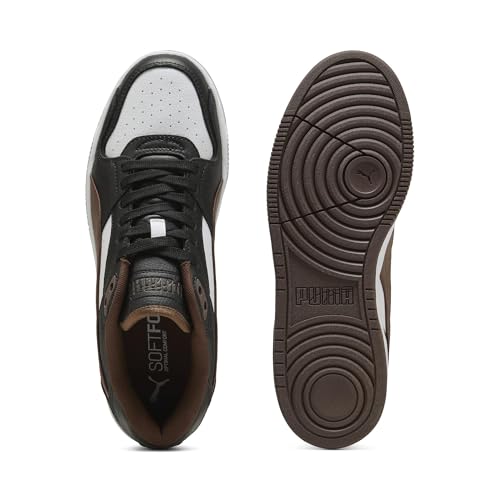 Puma Unisex RBD Break Low Sneaker, Black-Chestnut Brown White, 38.5 EU, Puma Schwarz Kastanienbraun Puma Weiß, 38.5 EU – Ansicht 4