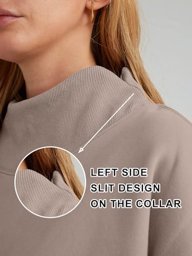 Trendy Queen Womens Oversized Sweatshirts Turtleneck Pullover Long Sleeve Hoodies Tops Fall Fashion Outfits 2025 Clothes - Image 3