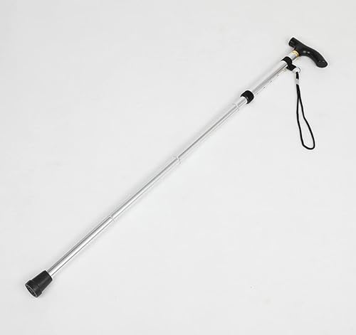 Miniatura 4 de Bastones plegables para caminar, bastón plegable de aleación de aluminio, asas en T, ligeros, ajustables, portátiles, balanceos, ayuda para la
