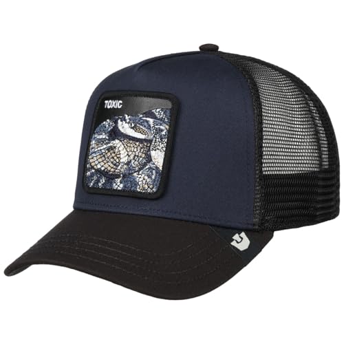 Casquette Trucker Toxic Goorin Bros Homme Femme - Chapeau de Baseball Mesh Noir et Jaune Snapback