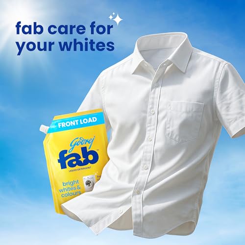Image of Godrej Fab Liquid Detergent Refill Pouch for Front load Washing - 4 kg