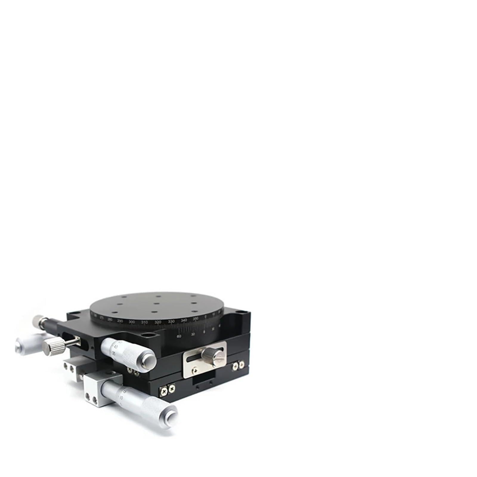 WNVXJGNSO Motorized Rotary Positioning Stage XYR 90 * 90mm LS90-LM Manual Trimming Platform Translation Table Adjust Sliding Table High Precision Linear Guide Rail