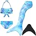 Produktbild NAITOKE Kinder Meerjungfrau Flosse zum Schwimmen,A6,150