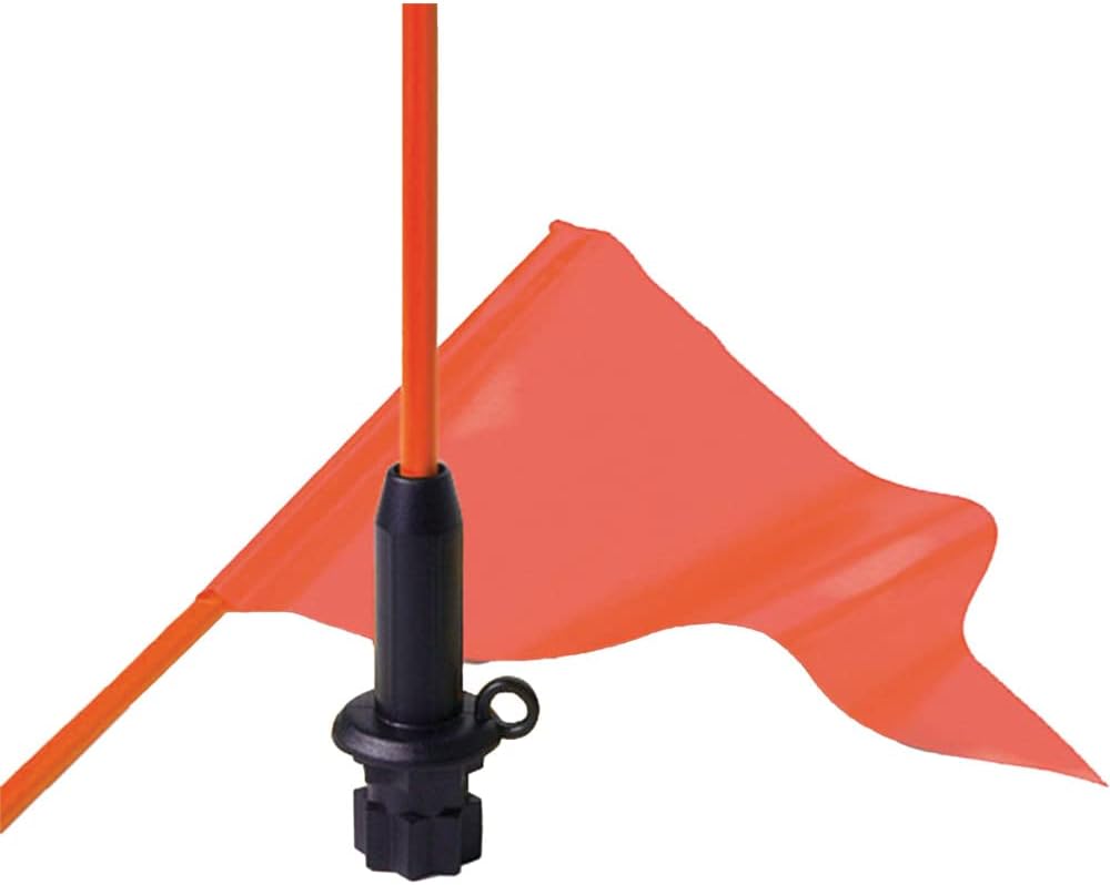 RAILBLAZA Orange Safety Flag for Kayaks, Canoes and ATVs for Daytime Visibility