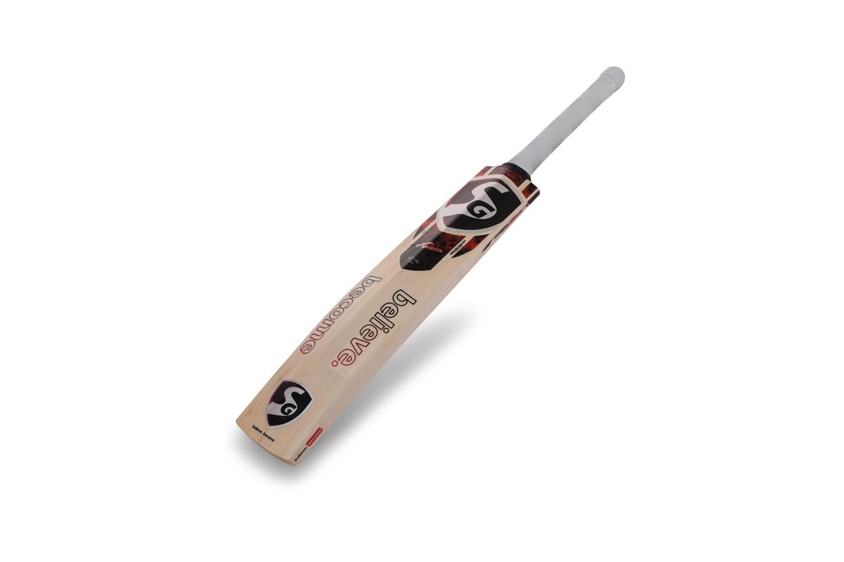 SG Cricket Bat Sierra 150 | Grade VB English Willow | Handcrafted Design with Pronounced Edges | Web Tape for Power & Control | Available in 6, 5, 4, 3-image-49