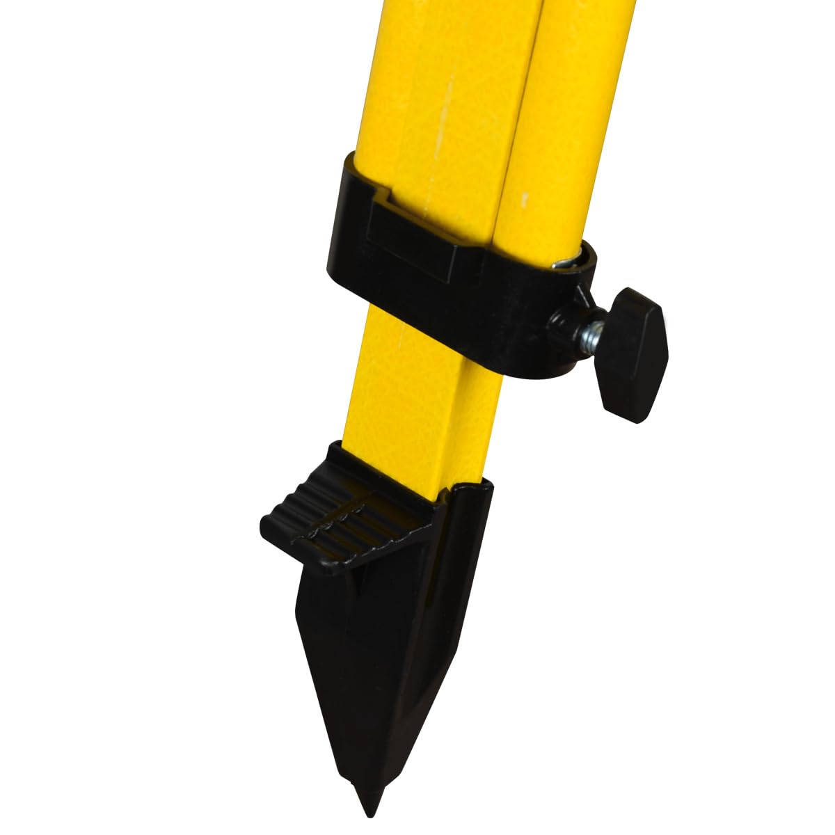 Trípode telescópico de pierna, trípode de aluminio resistente para topografía de construcción con cabeza plana de 11 hilos de 5/8 pulgadas para estación total, teodolito, nivel automático-Tk1015