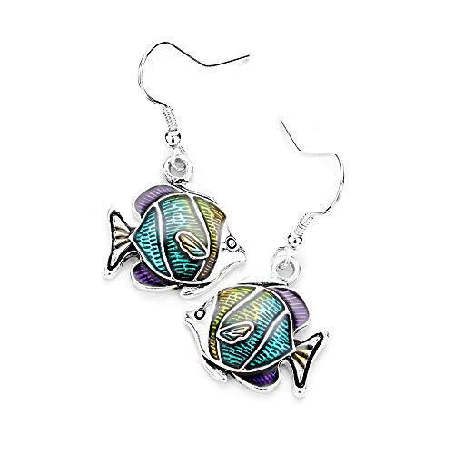 Liavy's Tropical Fish Fashionable Earrings - Epoxy - Fish Hook - Unique Gift and Souvenir image 2