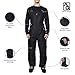 Arctic Quest Mens Insulated Snow and Ski Bib Overalls Snow Pants Snowboard Mens Overalls for Fishing, Hunting, Snowmobiling, Black, Large