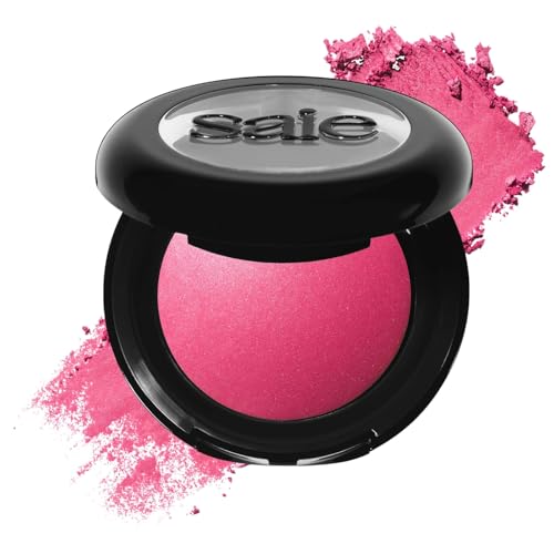 Saie SuperSuede Baked Blush - Talc-Free Powder Blush for All Day ...